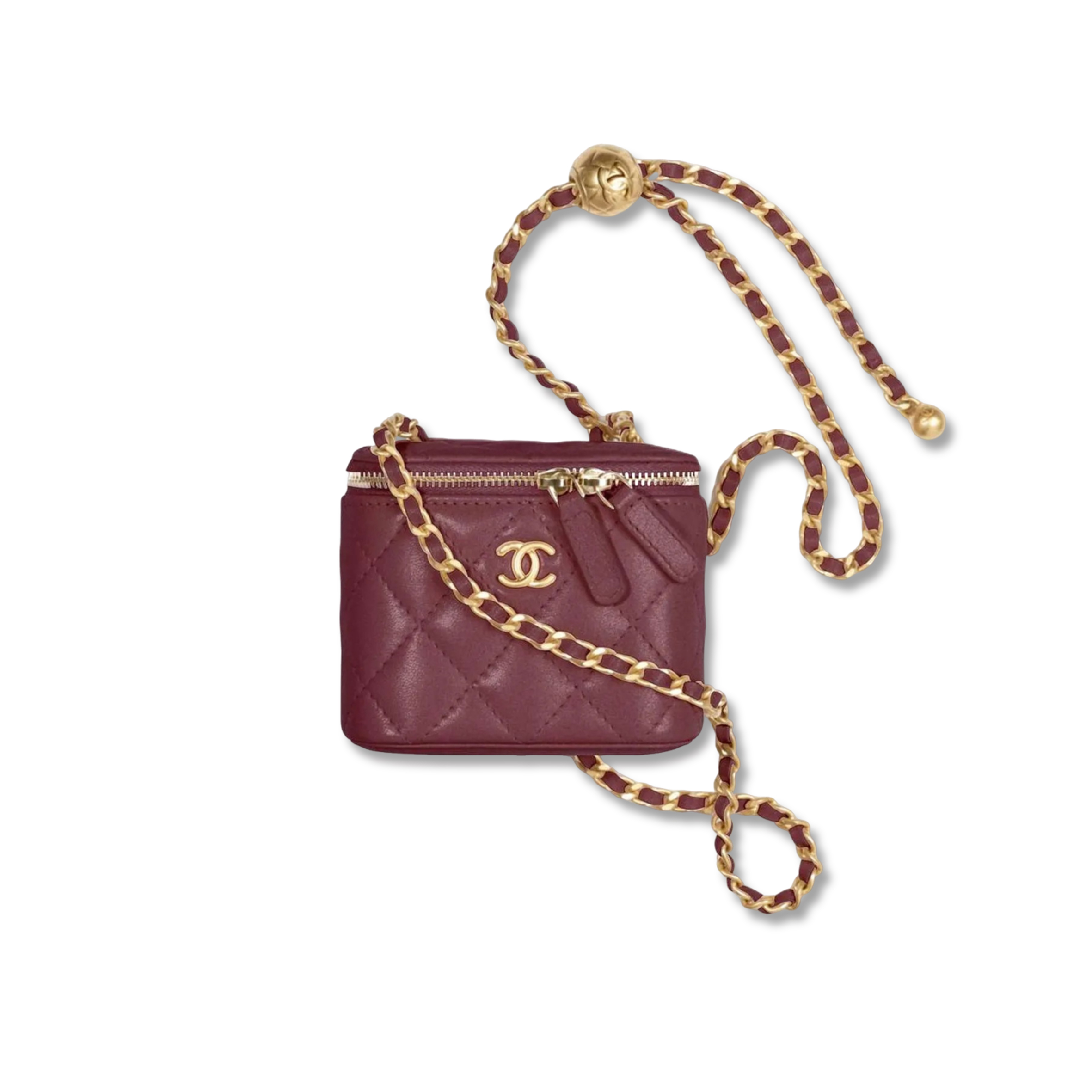 CHANEL VANITY WITH CHAIN AP1447 (11*7*8.5cm）